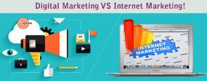 difference between digital marketing and online marketing