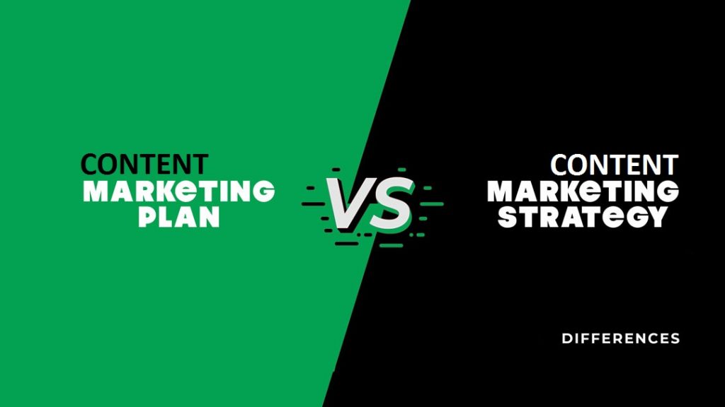 difference between content plan and content strategy
