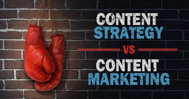 difference between content strategy and content marketing